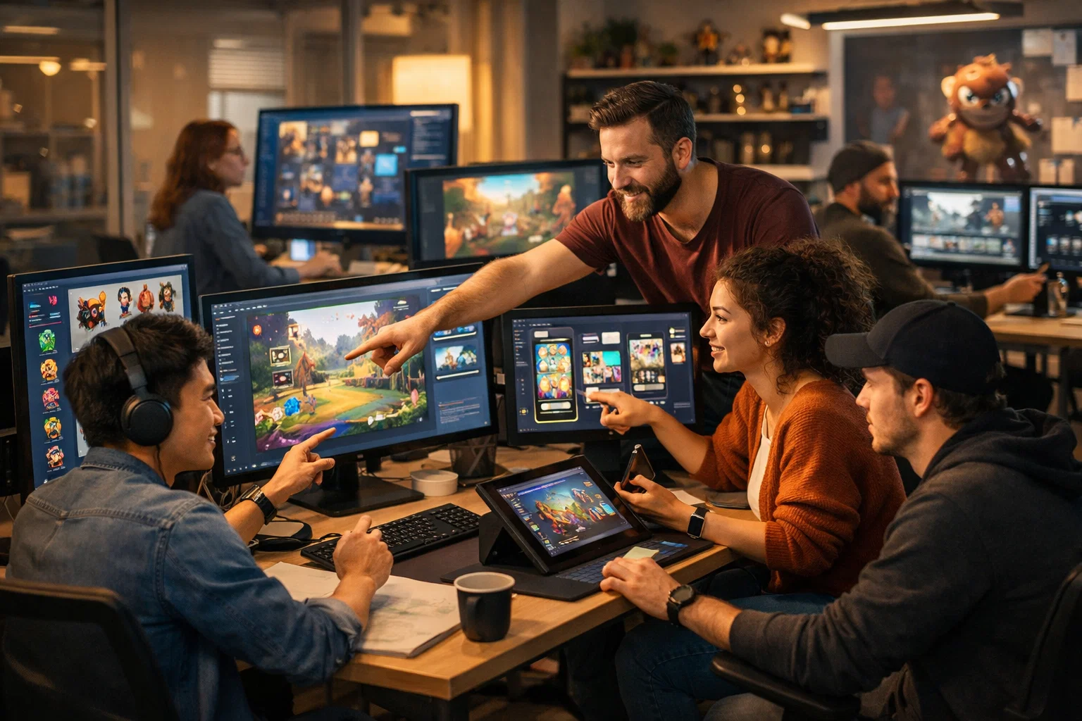 Studio team and development environment